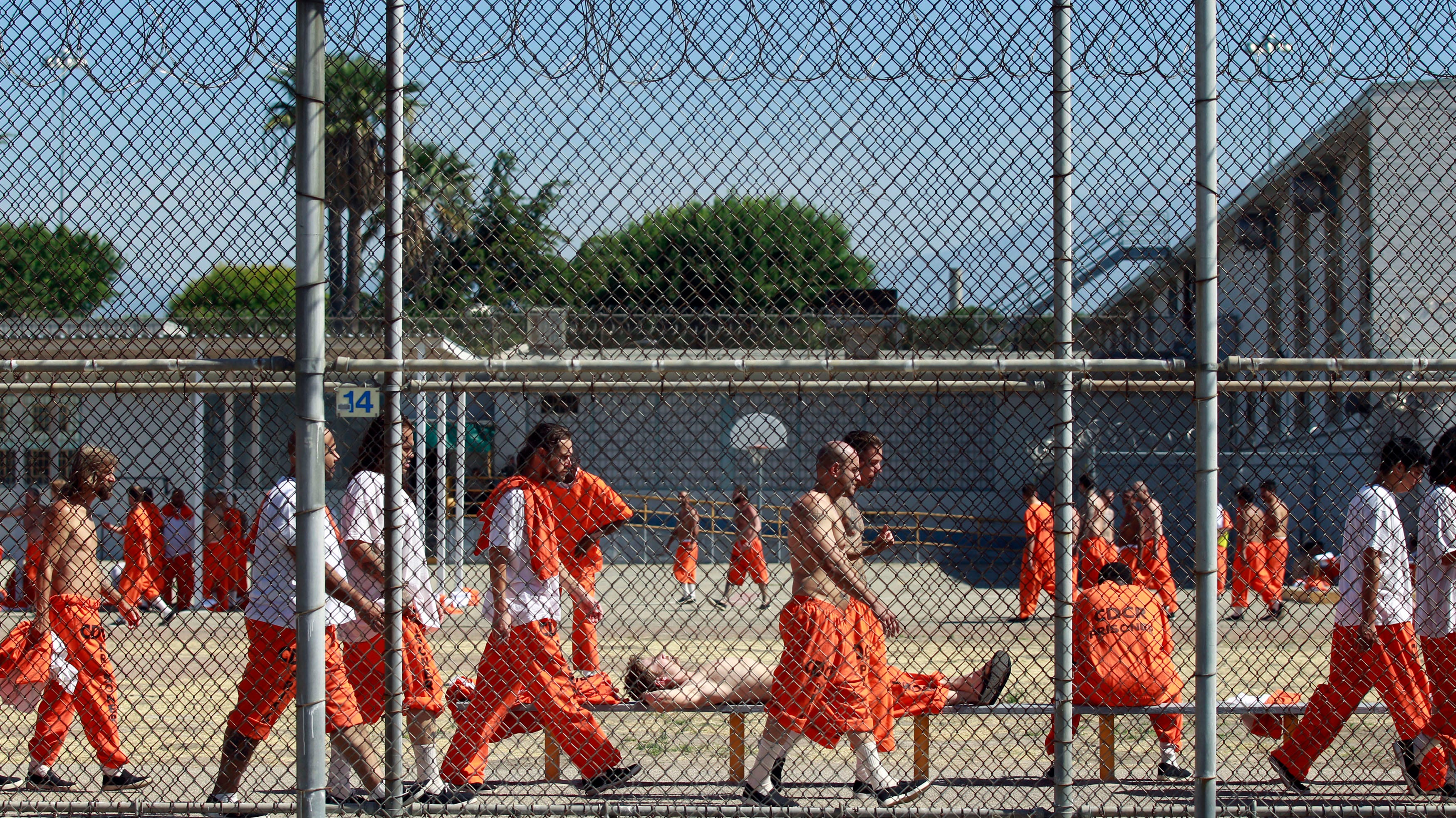prison inmates states yard prisons california state federal jail politics private united getting obamacare jails medical government under crime chino